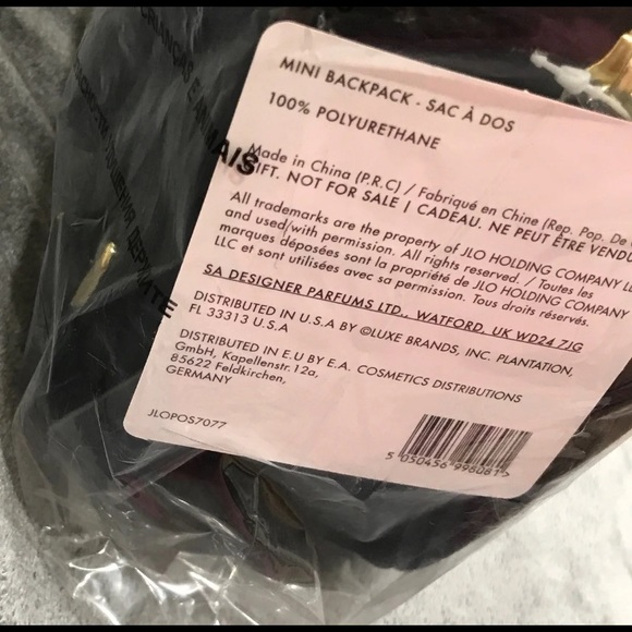 Jennifer Lopez Black Mini Backpack - Picture 5 of 5